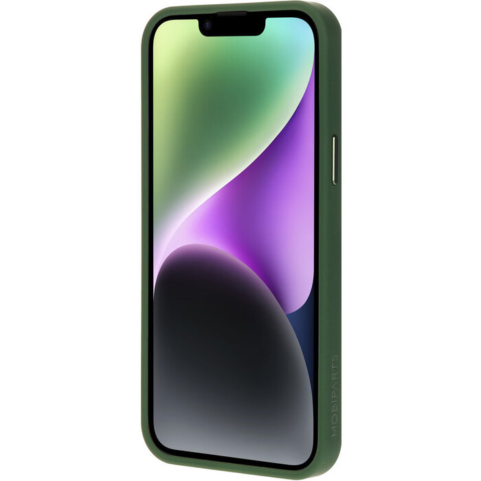 Mobiparts Mobiparts Hardcover voor iPhone 14 Plus - MagSafe Compatibel - Satin Green
