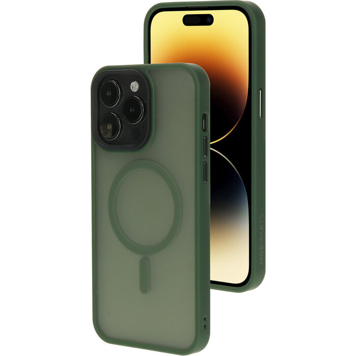 Mobiparts Mobiparts Hardcover Apple iPhone 14 Pro Max Satin Green  (Magsafe Compatible)