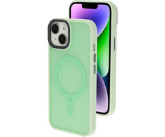 Mobiparts Mobiparts Hardcover Apple iPhone 14/13 Satin Light Green Ltd Edition (Magsafe Compatible)