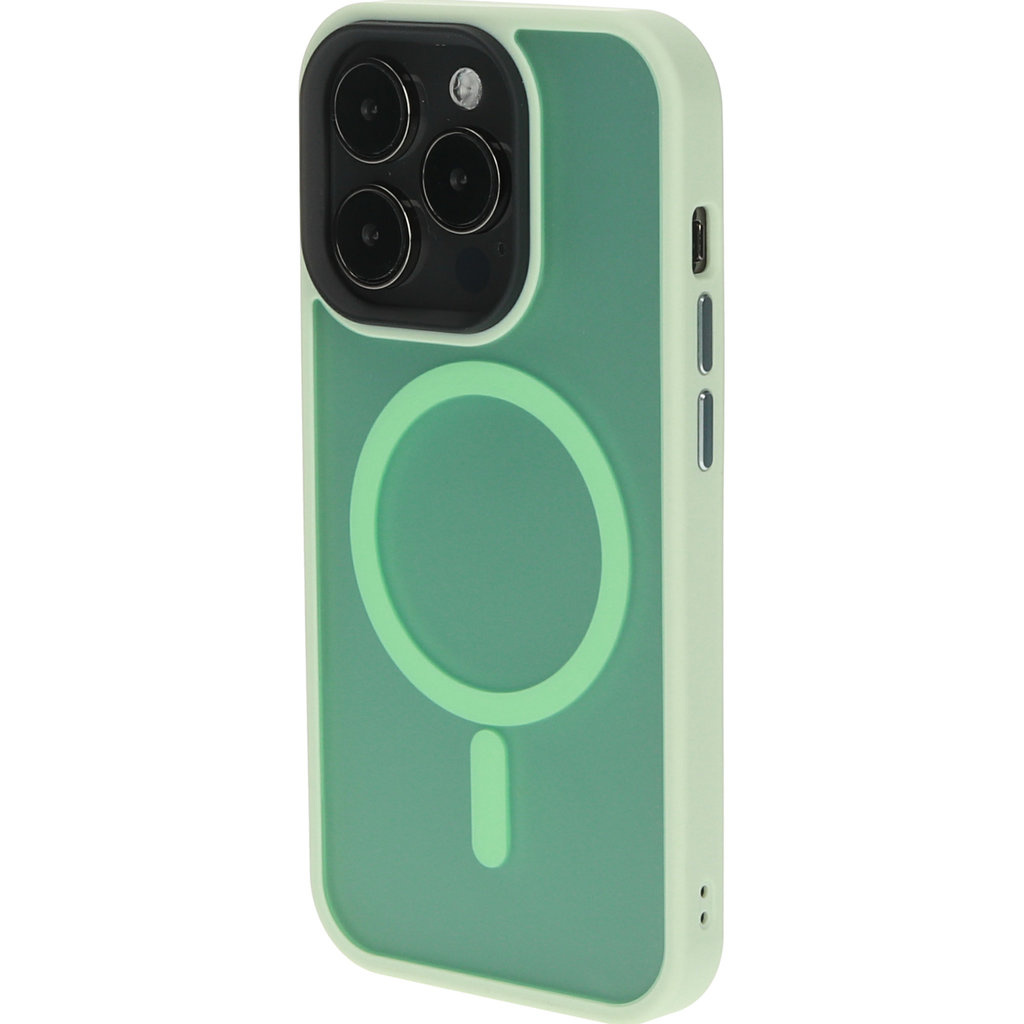 Mobiparts Mobiparts MagSafe Hardcover voor iPhone 14 Pro - Satin Light Green