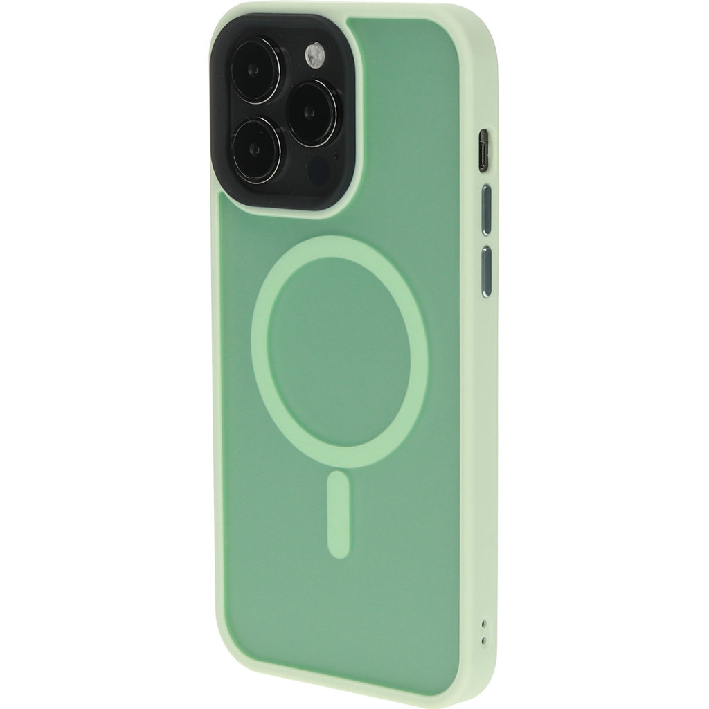 Mobiparts Mobiparts MagSafe Hardcover voor iPhone 14 Pro Max - Satin Light Green