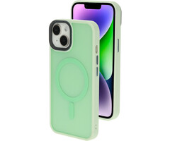 Mobiparts Mobiparts MagSafe Hardcover voor iPhone 14 Plus - Satin Light Green