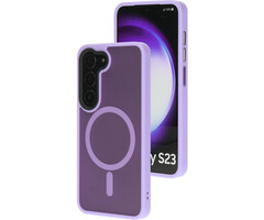 Mobiparts Mobiparts Hardcover Samsung Galaxy S23 Satin Lila (Magsafe Compatible)