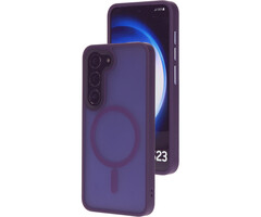 Mobiparts Mobiparts MagSafe Hardcover voor Samsung Galaxy S23 - Satin Purple