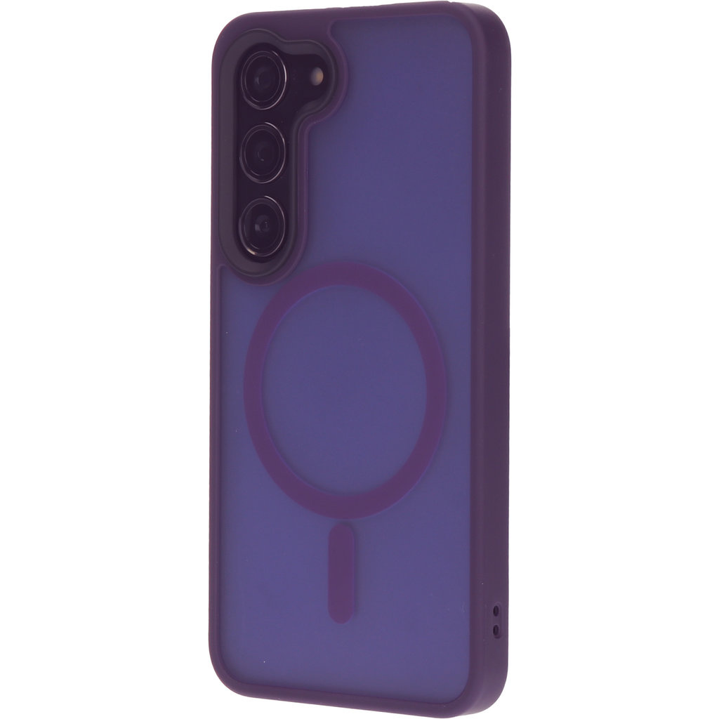 Mobiparts Mobiparts MagSafe Hardcover voor Samsung Galaxy S23 - Satin Purple