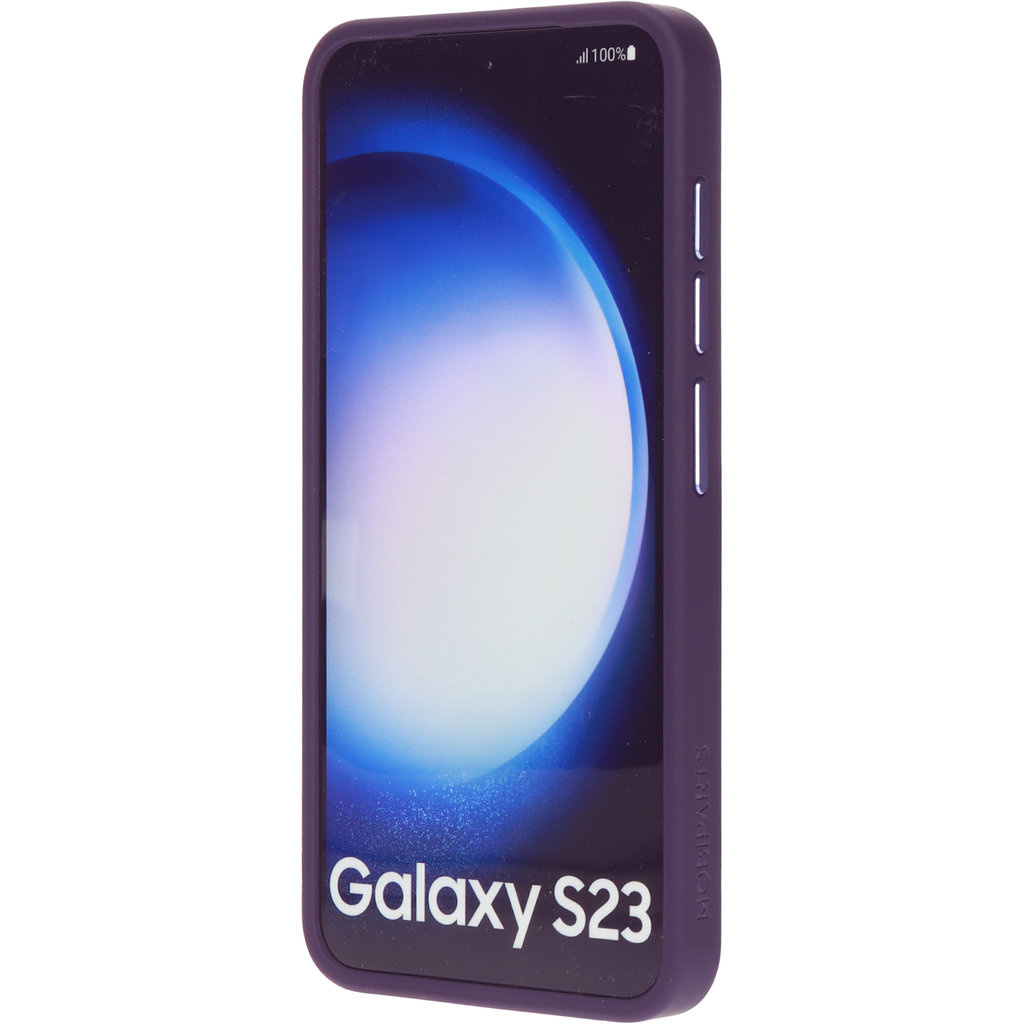Mobiparts Mobiparts MagSafe Hardcover voor Samsung Galaxy S23 - Satin Purple