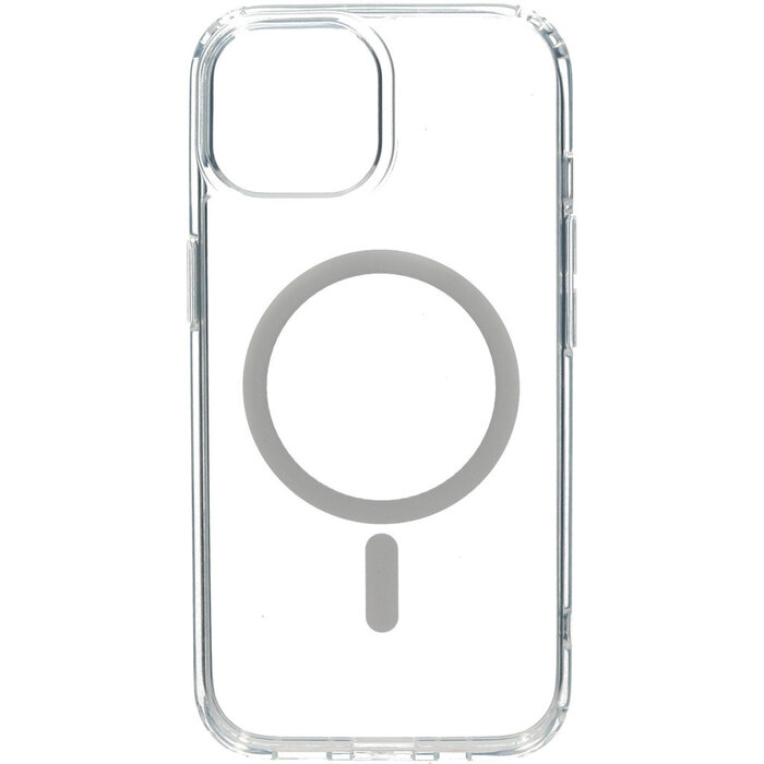 Mobiparts Mobiparts MagSafe Hardcover voor iPhone 15 / 14 / 13 - Transparant