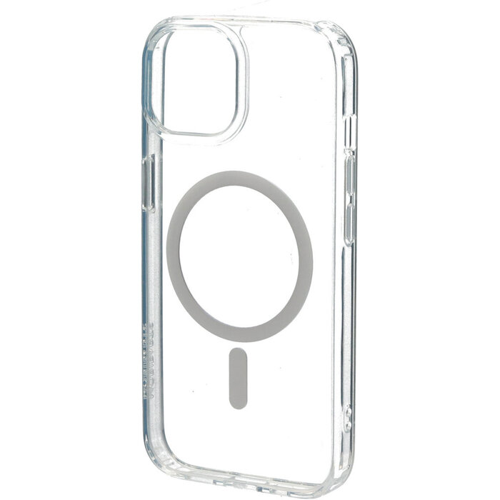 Mobiparts Mobiparts MagSafe Hardcover voor iPhone 15 / 14 / 13 - Transparant