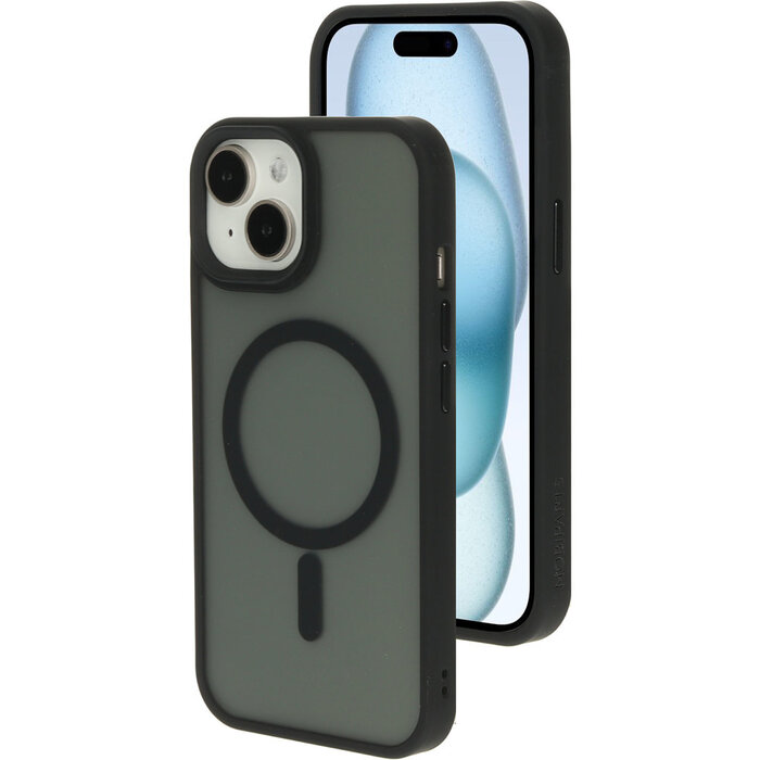 Mobiparts Mobiparts Hardcover Apple iPhone 15/14/13 Satin Black (Magsafe Compatible)