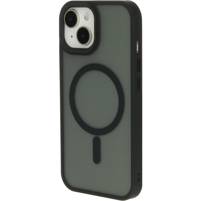 Mobiparts Mobiparts Hardcover Apple iPhone 15/14/13 Satin Black (Magsafe Compatible)