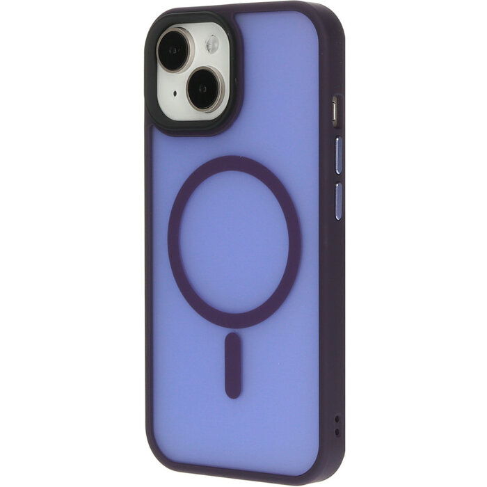 Mobiparts Mobiparts Hardcover Apple iPhone 15 - MagSafe Compatibel - Satin Purple