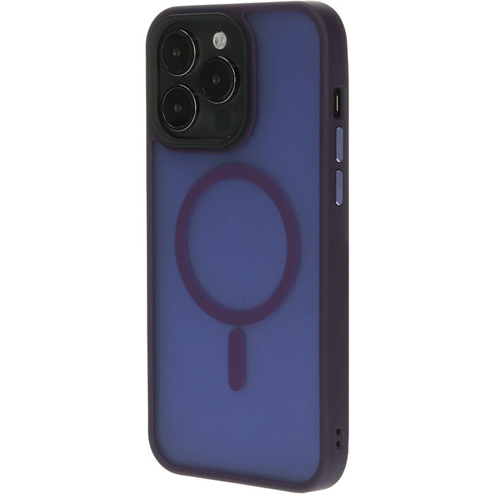 Mobiparts Mobiparts MagSafe Hardcover voor iPhone 15 Pro Max - Satin Purple