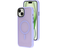 Mobiparts Mobiparts MagSafe Hardcover voor Apple iPhone 15 Plus - Satin Lila