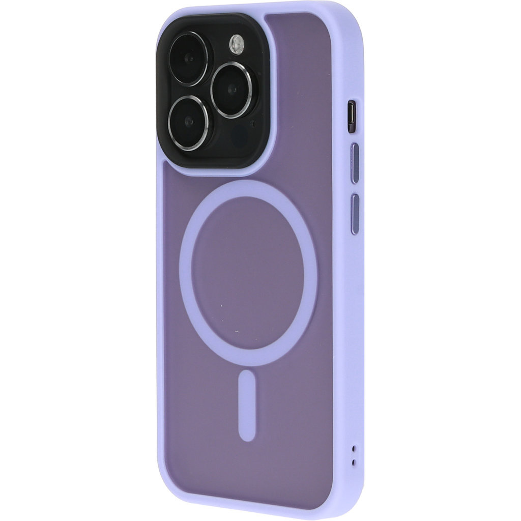 Mobiparts Mobiparts Hardcover voor iPhone 15 Pro - Satin Lila (MagSafe)