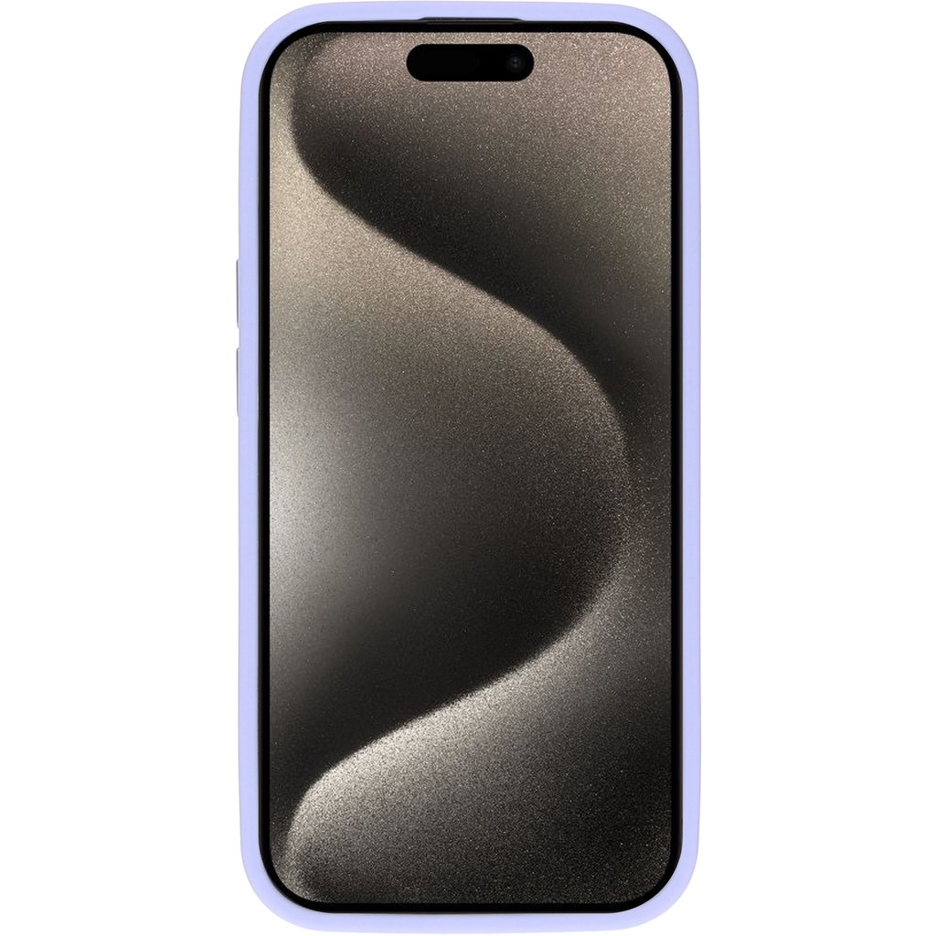 Mobiparts Mobiparts Hardcover voor iPhone 15 Pro - Satin Lila (MagSafe)