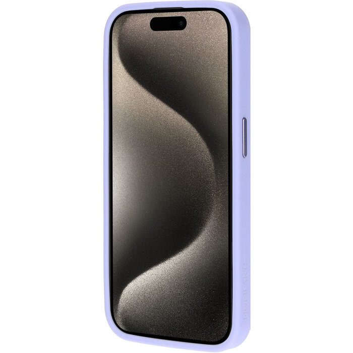 Mobiparts Mobiparts Hardcover voor iPhone 15 Pro - Satin Lila (MagSafe)