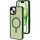 Mobiparts Hardcover voor Apple iPhone 15 Plus - MagSafe - Satijn Groen