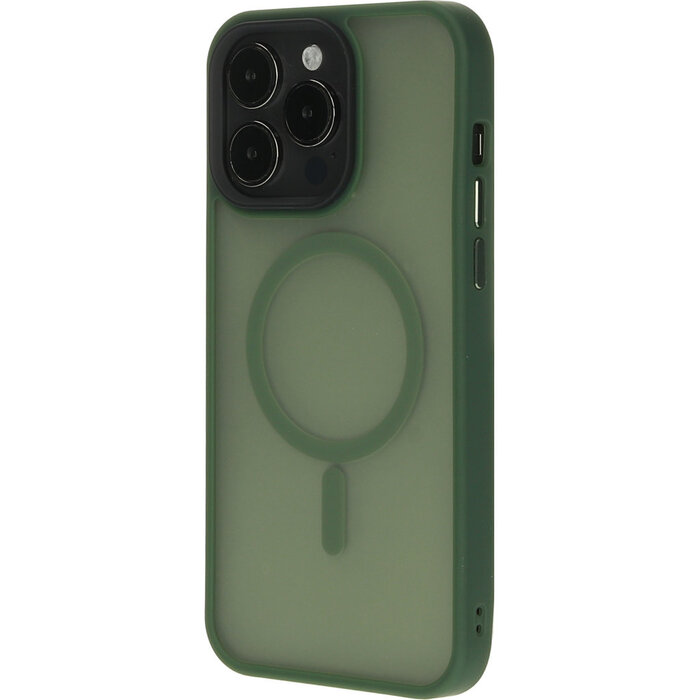 Mobiparts Mobiparts MagSafe Hardcover voor iPhone 15 Pro Max - Satin Green