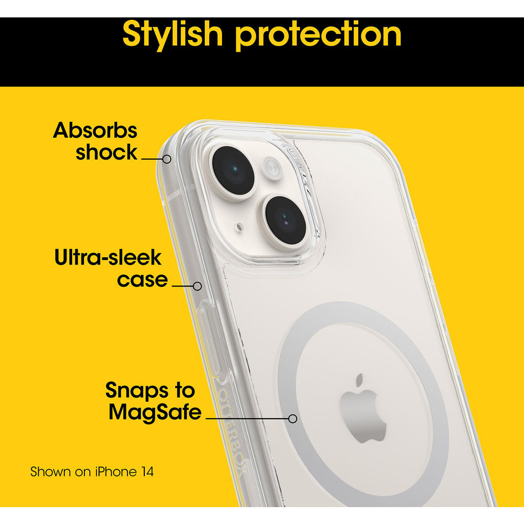 Otterbox OtterBox Symmetry MagSafe Case iPhone 15 Pro - Clear