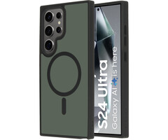 Mobiparts Mobiparts MagSafe Hardcover voor Samsung Galaxy S24 Ultra - Satin Black