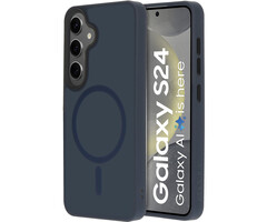 Mobiparts Mobiparts MagSafe Hardcover voor Samsung Galaxy S24 - Satijnblauw