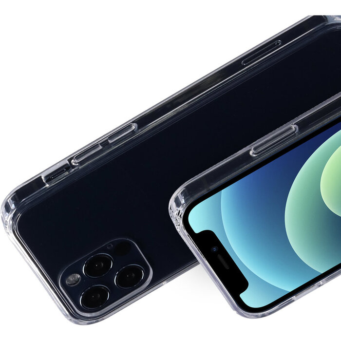 Mobiparts Mobiparts Classic Hardcover voor Apple iPhone 12 / 12 Pro - Transparant