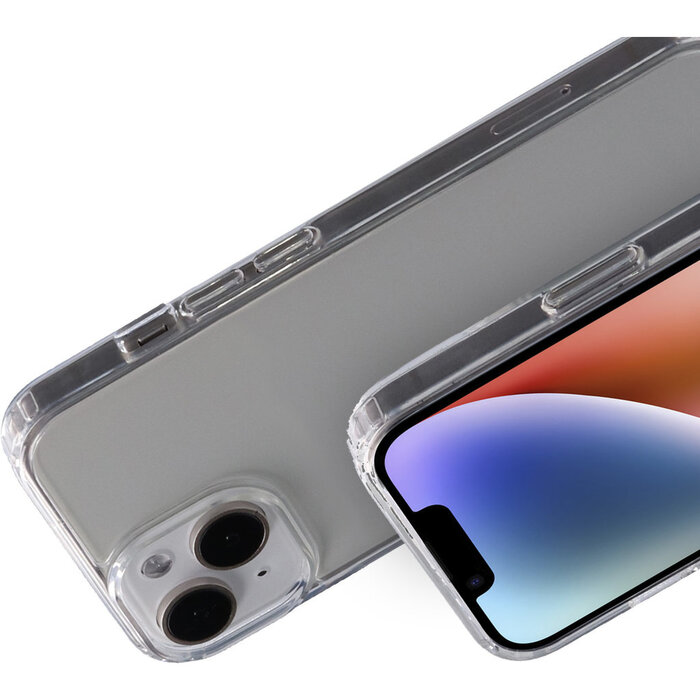 Mobiparts Mobiparts Classic Hardcover iPhone 14 Transparant Hoesje
