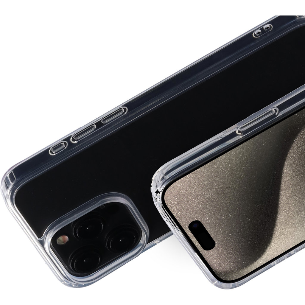 Mobiparts Mobiparts Classic Hardcover voor iPhone 15 Pro Max - Transparant