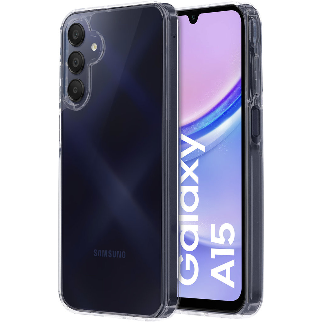 Mobiparts Mobiparts Classic Hardcover voor Samsung Galaxy A15 - Transparant