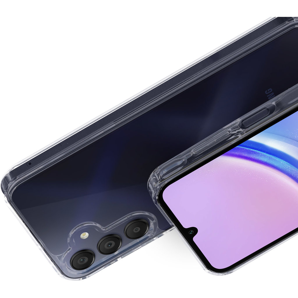 Mobiparts Mobiparts Classic Hardcover voor Samsung Galaxy A15 - Transparant