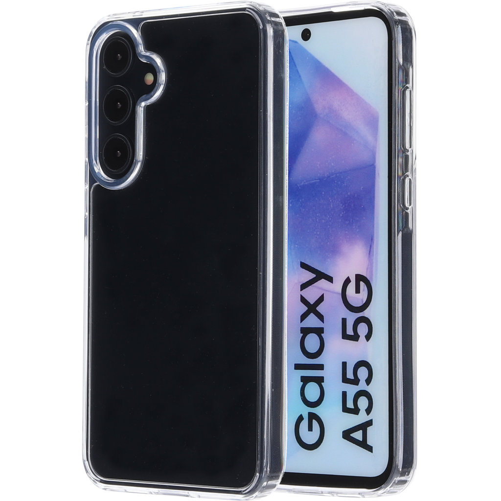 Mobiparts Mobiparts Classic Hardcover voor Samsung Galaxy A55 - Transparant Hoesje