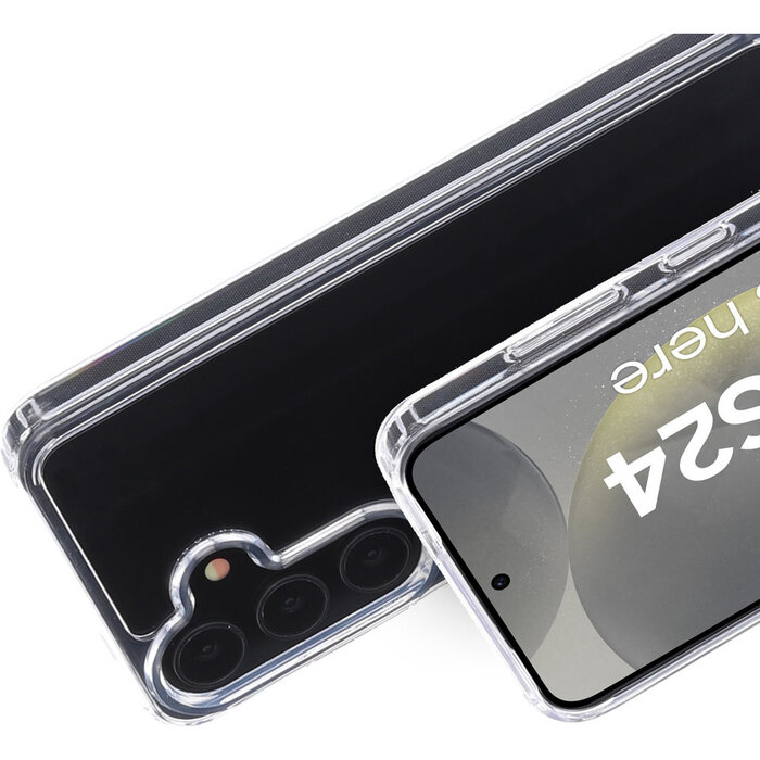 Mobiparts Mobiparts Classic Hardcover voor Samsung Galaxy S24 - Transparant