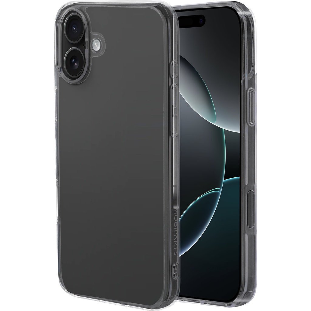 Mobiparts Mobiparts Classic Hardcover voor iPhone 16 Plus - Transparant Hoesje