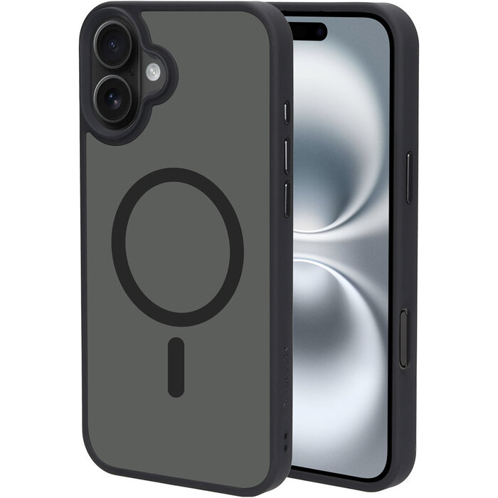 Mobiparts Mobiparts Hardcover voor iPhone 16 Plus - MagSafe - Satin Black