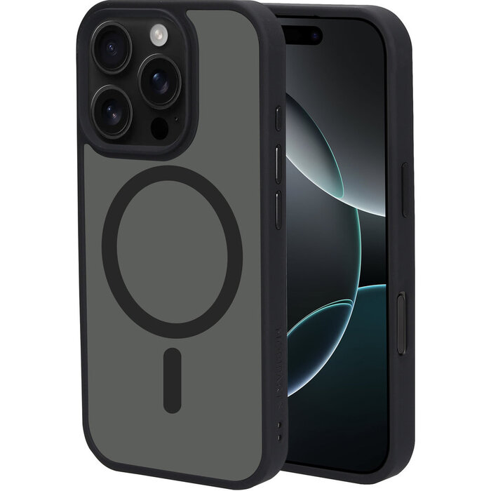Mobiparts Mobiparts Hardcover Apple iPhone 16 Pro Satin Black (Magsafe Compatible)