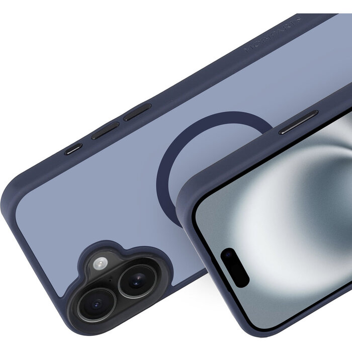 Mobiparts Mobiparts Hardcover voor iPhone 16 Plus - Satin Blue - MagSafe