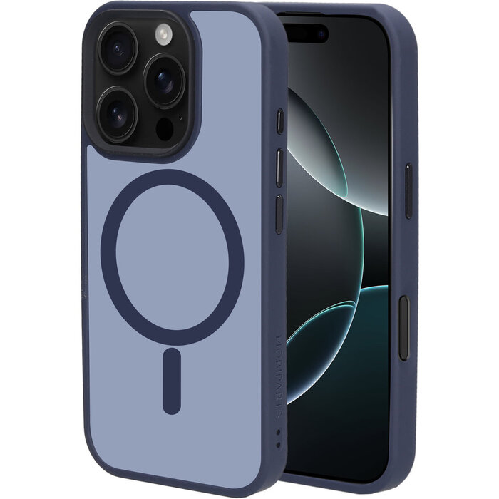Mobiparts Mobiparts Hardcover voor iPhone 16 Pro - Satin Blue (MagSafe)