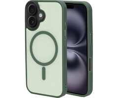 Mobiparts Mobiparts Hardcover Apple iPhone 16 Satin Green (Magsafe Compatible)