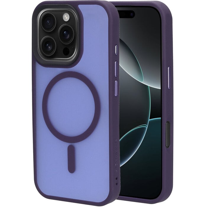 Mobiparts Mobiparts MagSafe Hardcover voor iPhone 16 Pro - Satin Purple