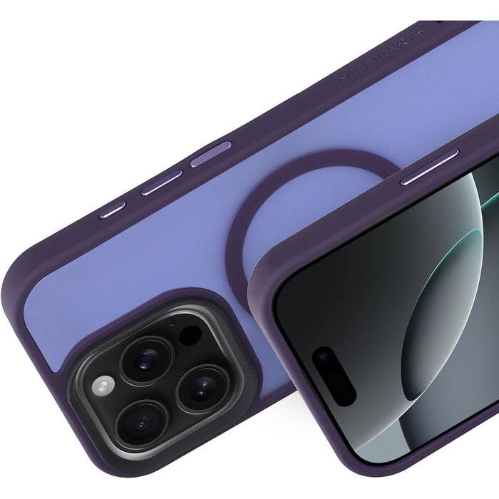 Mobiparts Mobiparts MagSafe Hardcover voor iPhone 16 Pro - Satin Purple