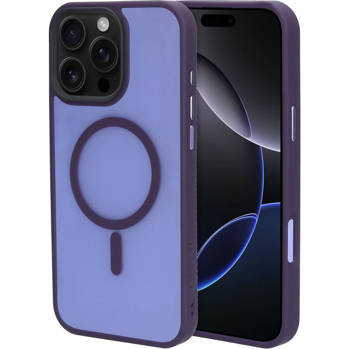 Mobiparts Mobiparts MagSafe Hardcover voor iPhone 16 Pro Max - Satin Purple
