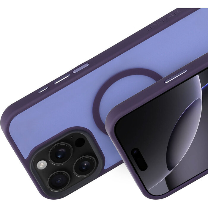 Mobiparts Mobiparts MagSafe Hardcover voor iPhone 16 Pro Max - Satin Purple