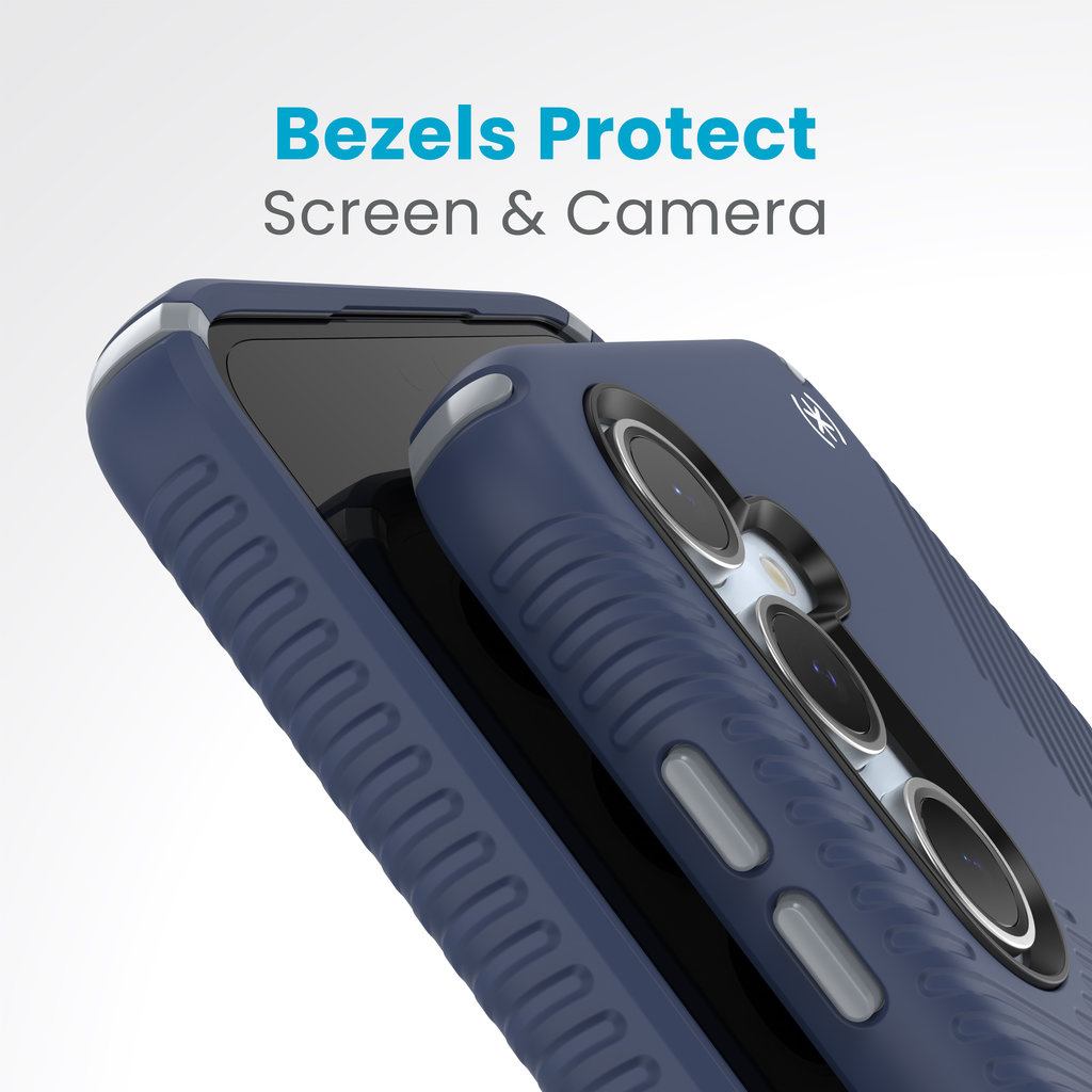 Speck Speck Presidio2 Grip Samsung Galaxy S24 FE Hoesje - Coastal Blue