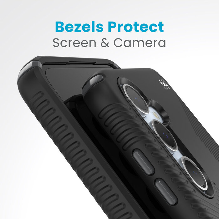 Speck Speck Presidio2 Grip Hoesje voor Samsung Galaxy S24 FE - Zwart met Microban