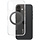 CARE by PanzerGlass Feature Case Transparent w. Black Kickstand & MagSafe iPhone 16
