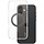 CARE by PanzerGlass Feature Case Transparent w. Black Kickstand & MagSafe iPhone 16 Plus