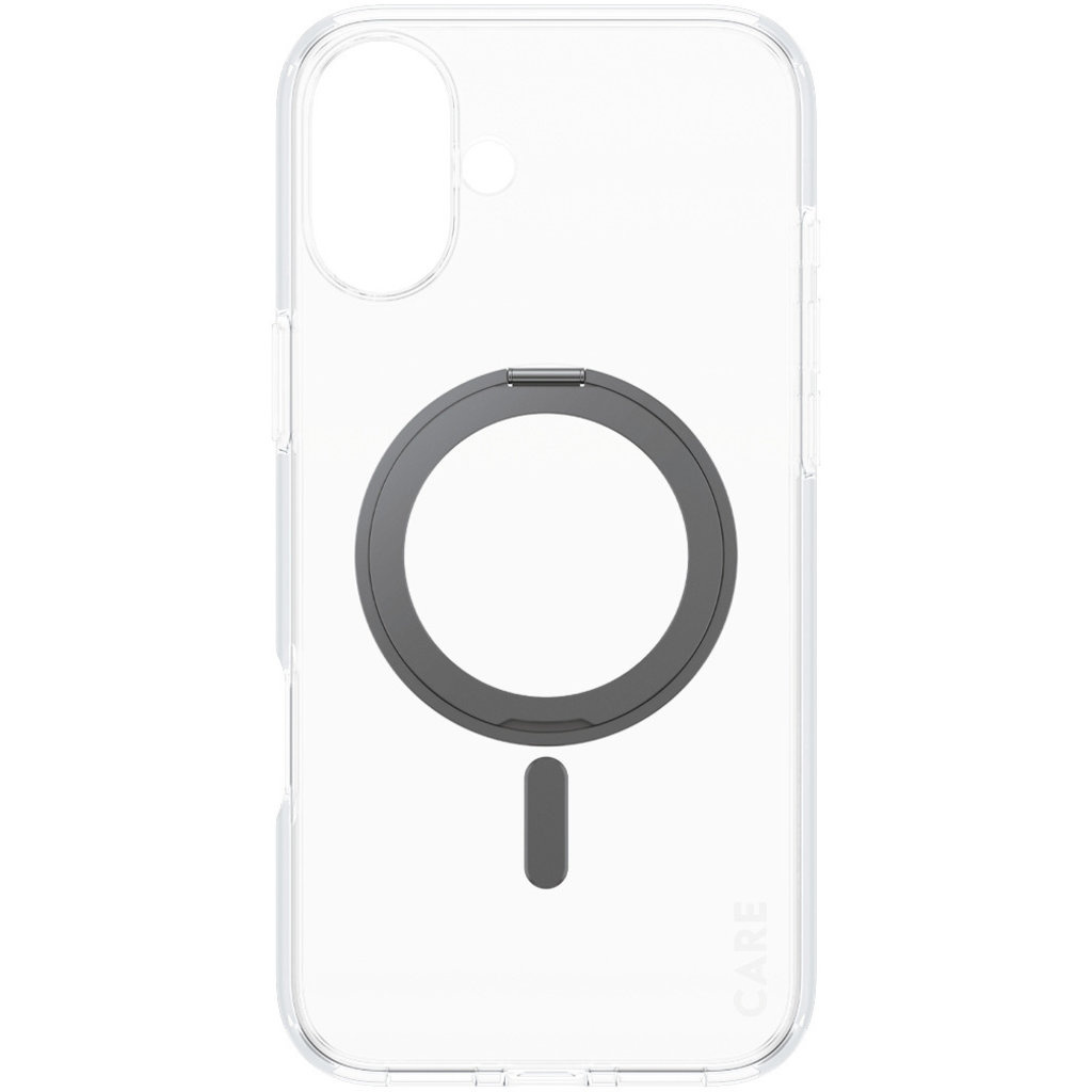 CARE by PanzerGlass PanzerGlass CARE Case iPhone 16 Plus Transparant met MagSafe en Kickstand