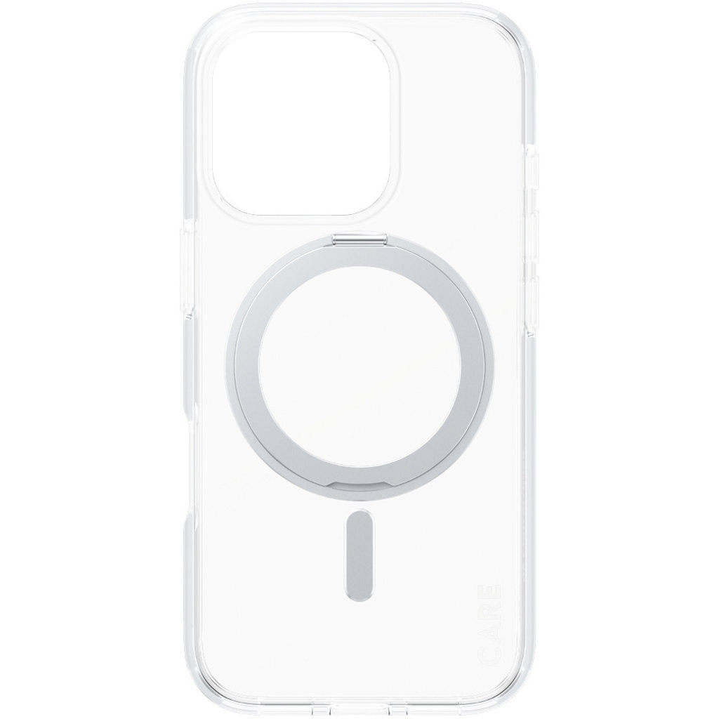 CARE by PanzerGlass PanzerGlass CARE Case iPhone 16 Pro - Transparant met MagSafe & Kickstand, foto 2 van 5