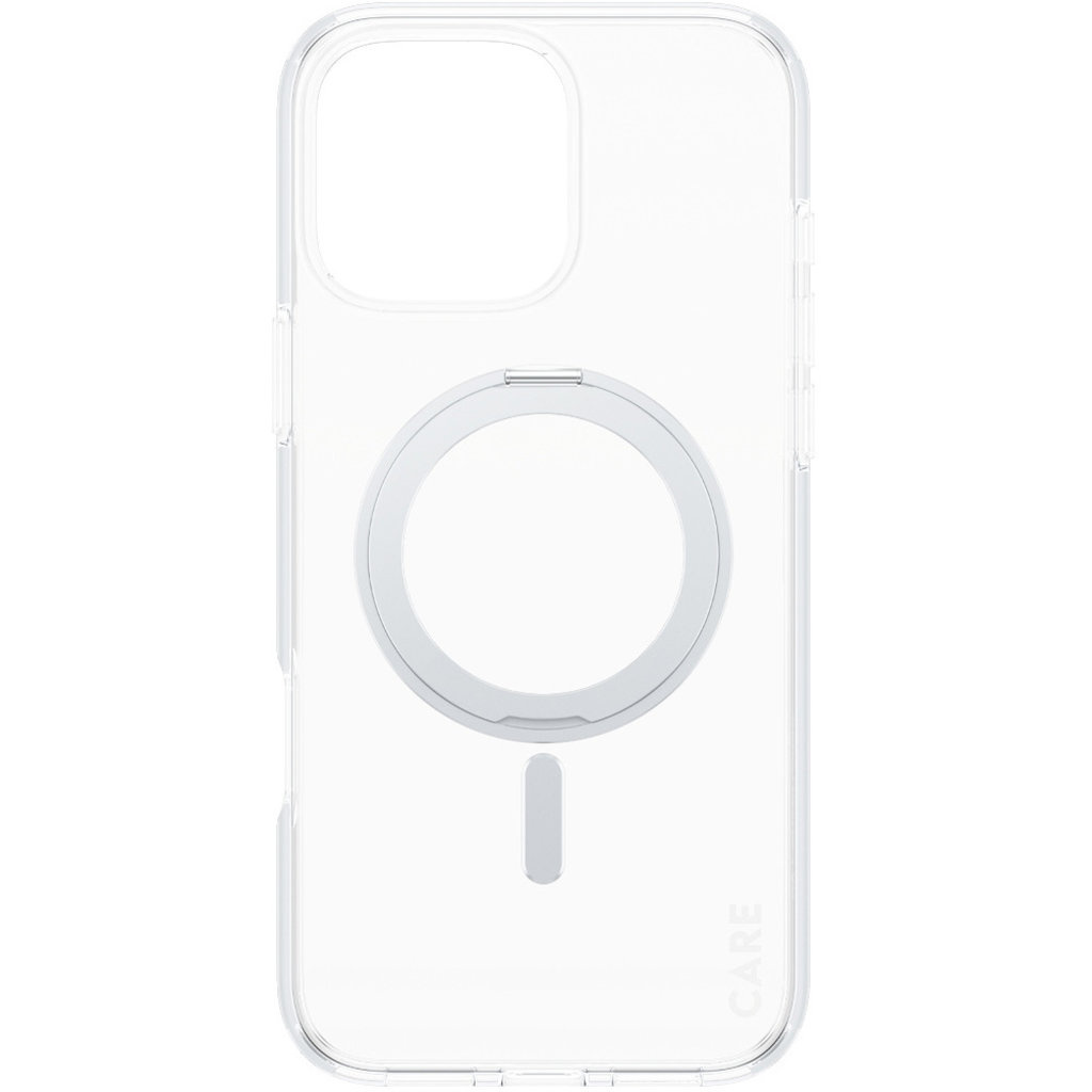 CARE by PanzerGlass PanzerGlass CARE Case voor iPhone 16 Pro Max - Transparant met MagSafe & Kickstand, foto 2 van 5