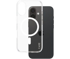 CARE by PanzerGlass CARE by PanzerGlass Flagship Case Transparent Urban Combat w. White MagSafe iPhone 16